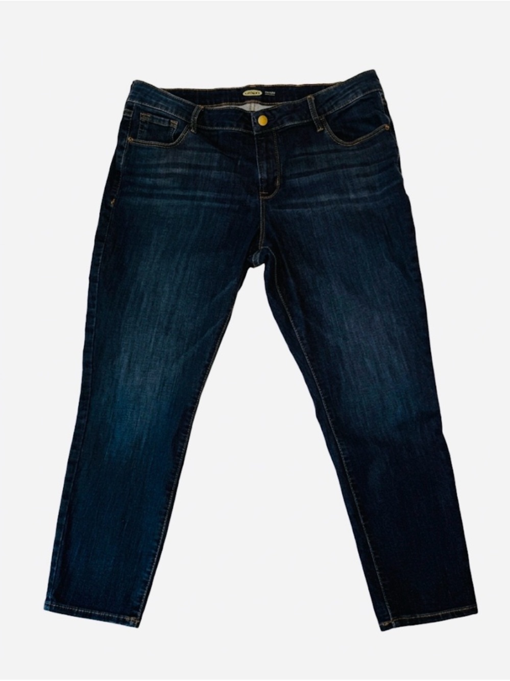 Old Navy Rockstar Super Skinny Dark Blue Jeans Size 16 Short